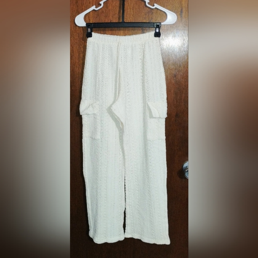 No Boundaries Crocheted Cover Up Pants